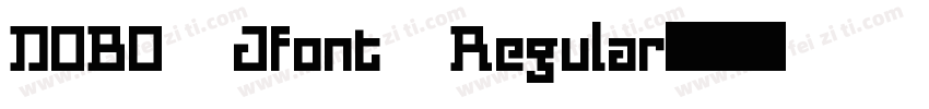 DOBO Jfont Regular字体转换